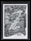 2024 Topps X Spotlight Andy Friedman Grayscale Filter 6 Mike Trout 19/49