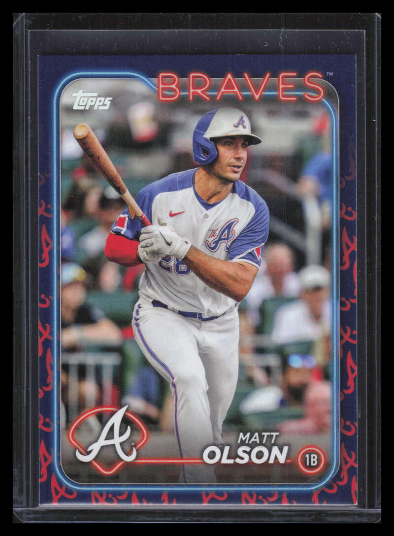 2024 Topps Team Color Border Variations 350 Matt Olson