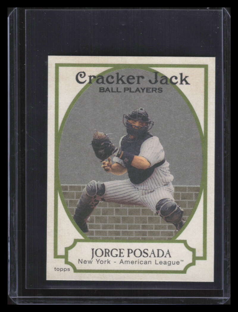 2005 Topps Cracker Jack Mini Grey 140 Jorge Posada 10/25