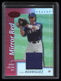 SOLD 156106 2002 Leaf Certified Mirror Red 1 Alex Rodriguez Jersey 131/150
