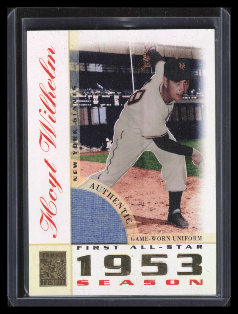 SOLD 156111 2003 Topps Tribute Perennial All-Star Relics HWI Hoyt Wilhelm Uni Jersey Uniform