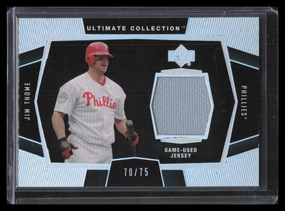 2003 Ultimate Collection Game Jersey Tier 2 jt2 Jim Thome Jersey 70/75