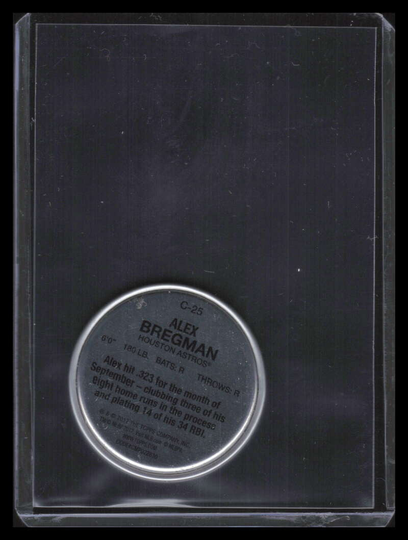 2017 Topps Archives Coins c25 Alex Bregman Rookie