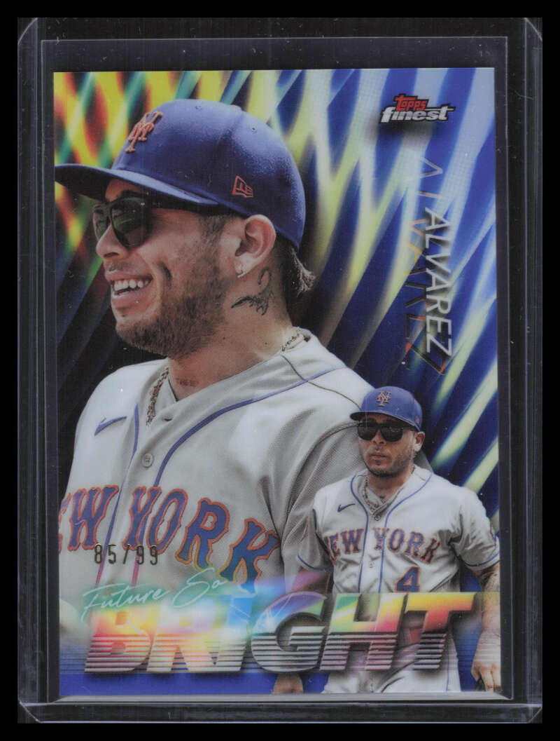 2024 Finest Future So Bright Blue Refractor fsb6 Francisco Alvarez Rookie 85/99