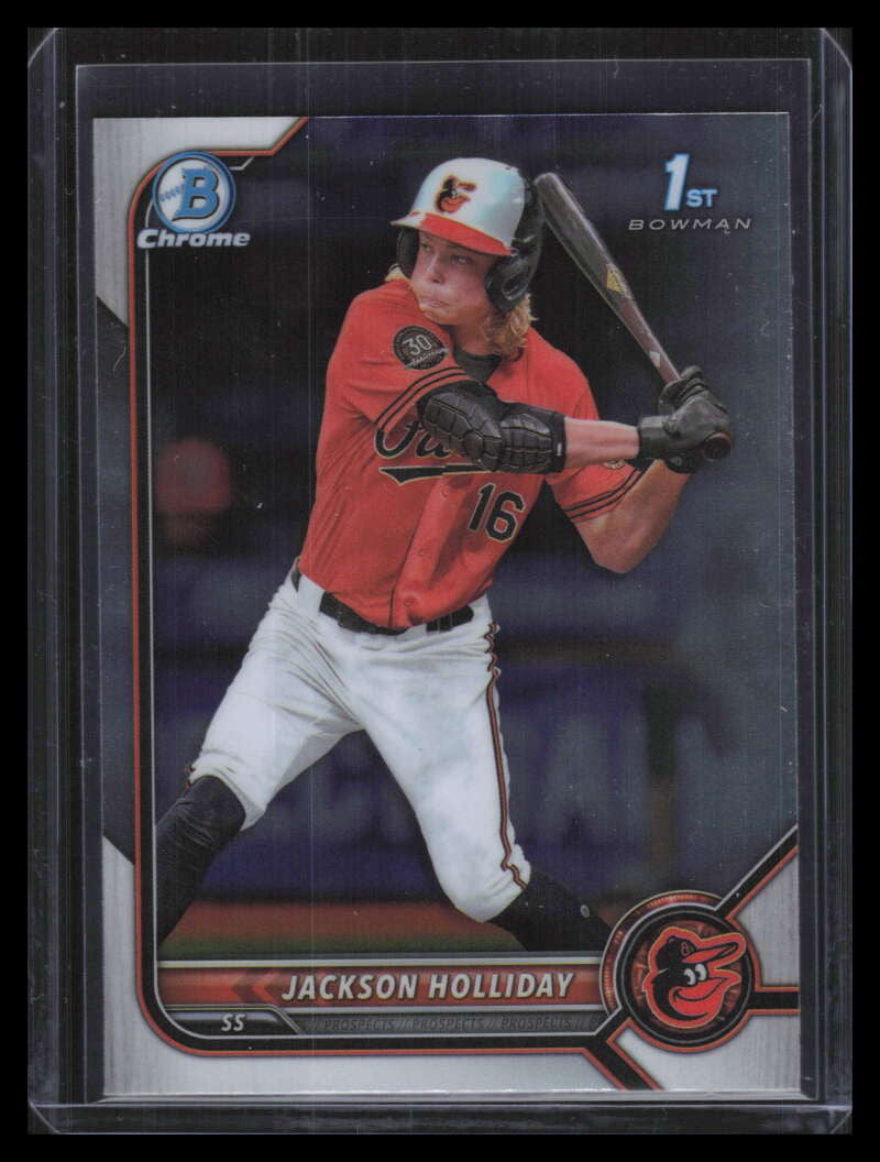 2022 Bowman Chrome Draft bdc168 Jackson Holliday Rookie 144352