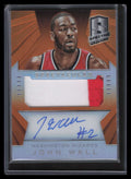 2014-15 Panini Spectra Spectacular Signatures Orange John Wall Patch Auto 1/25