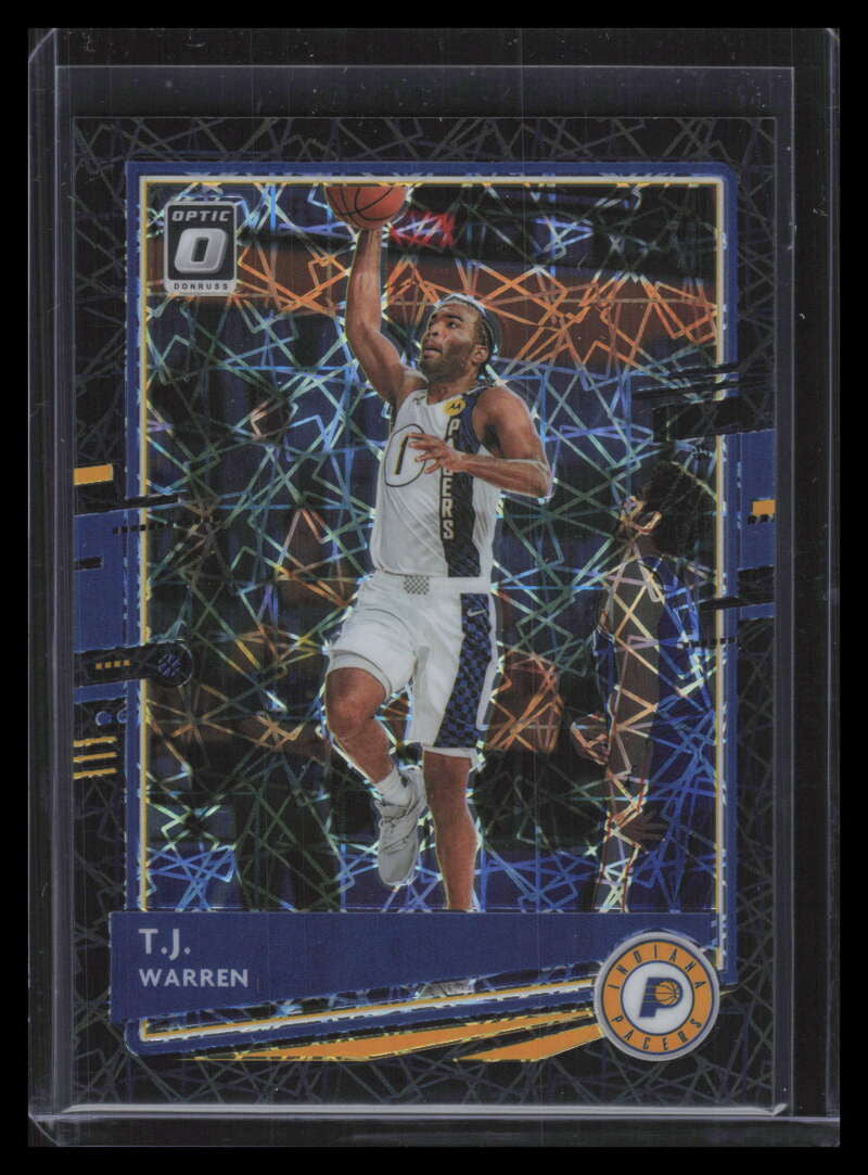 2020-21 Donruss Optic Black Velocity Refractor 24 T. J. Warren 20/39