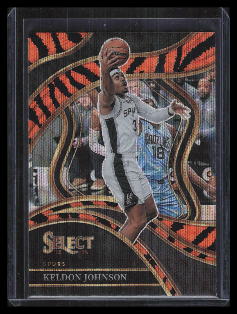2023-24 Select Prizms Tiger Refractor 261 Keldon Johnson Concourse