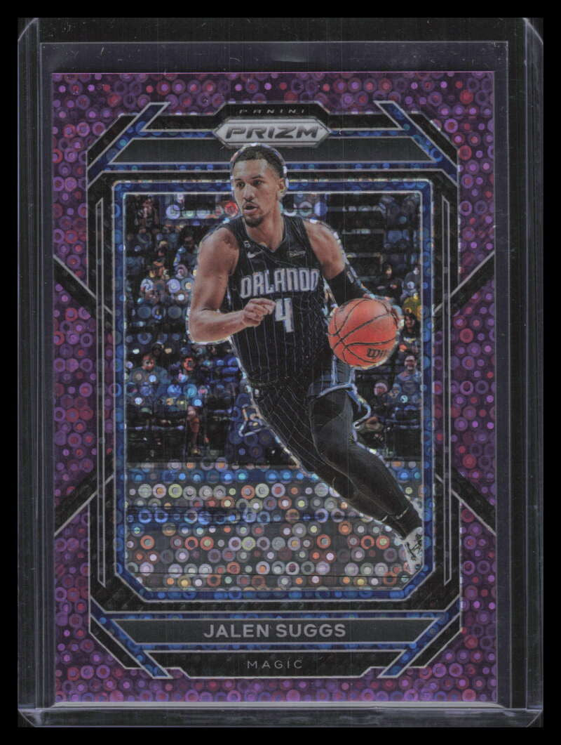 2022-23 Panini Prizm Prizms Fast Break Purple 184 Jalen Suggs 52/75