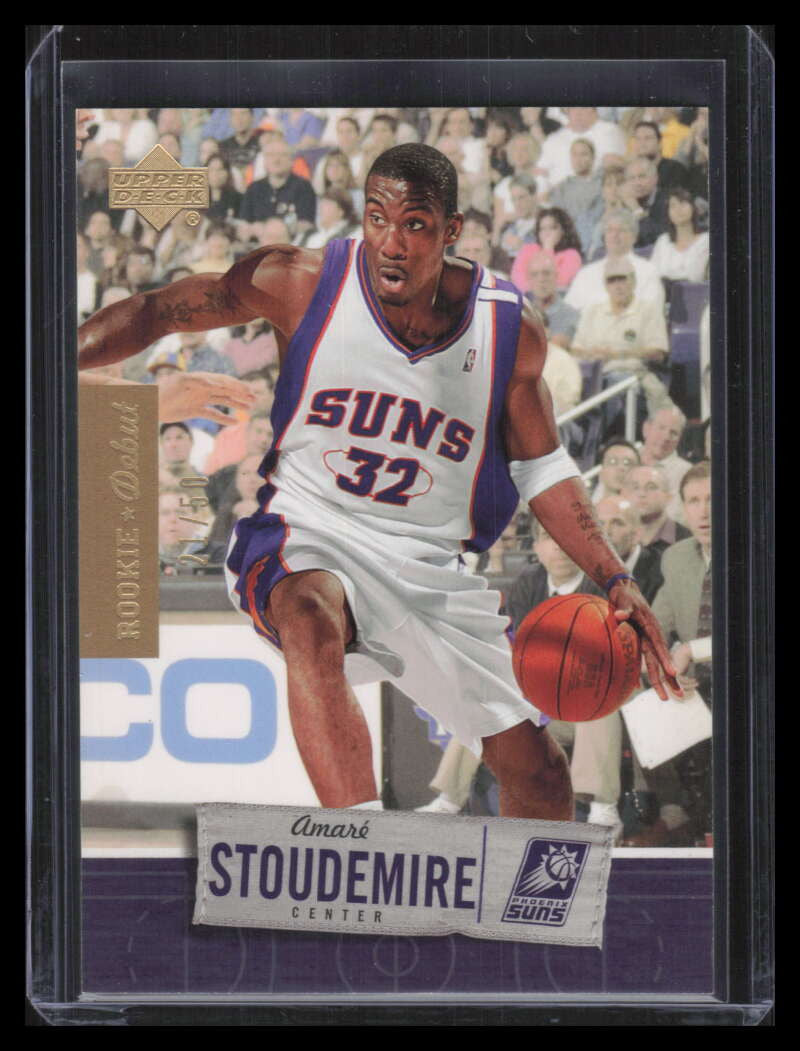2005-06 Upper Deck Rookie Debut Gold 73 Amare Stoudemire 21/50