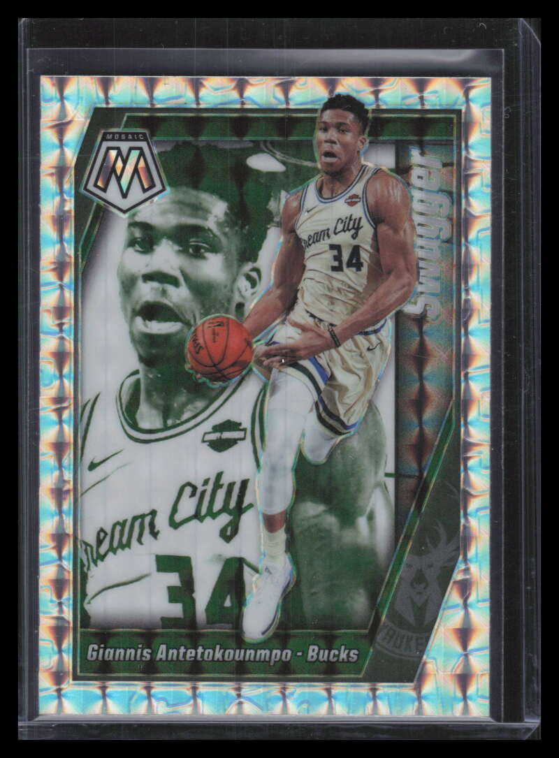 2019-20 Panini Mosaic Swagger 9 Giannis Antetkounmpo