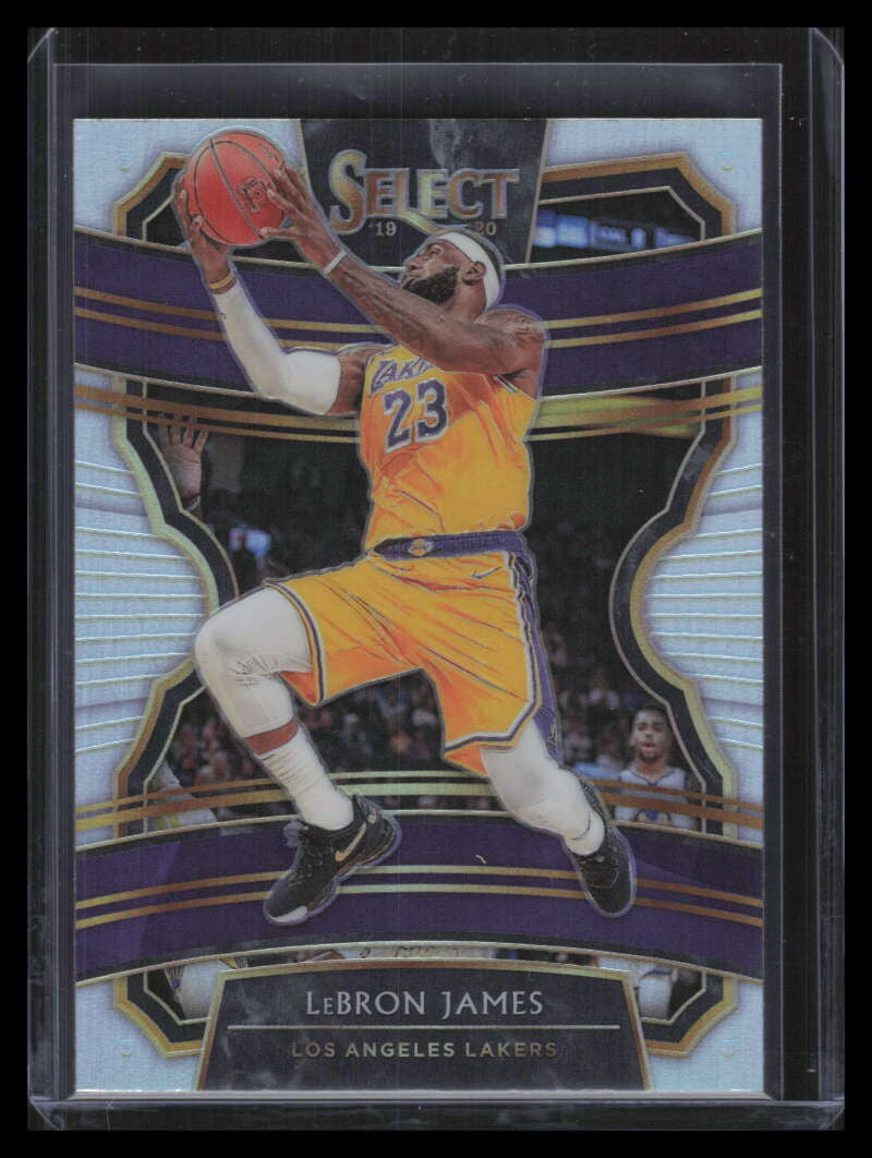 2019-20 Select Prizms Silver Refractor 47 LeBron James Concourse