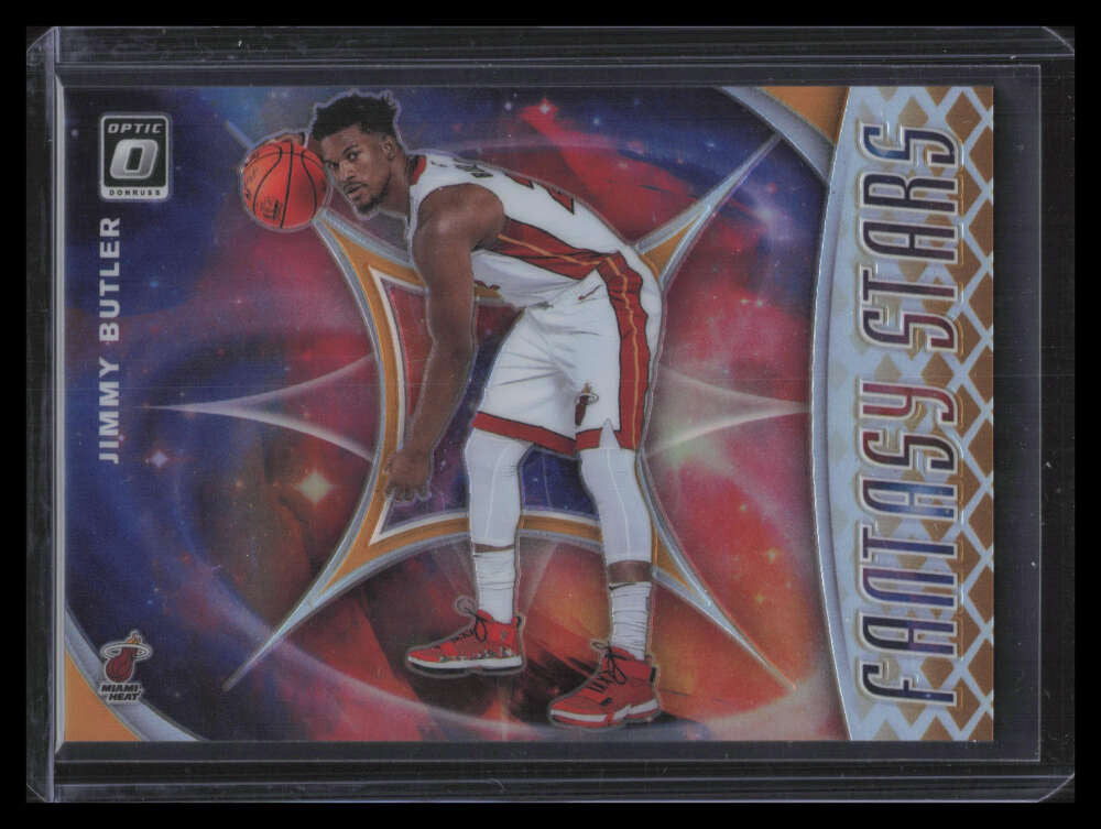 2019-20 Donruss Optic Fantasy Stars Orange Refractor 12 Jimmy Butler 33/39
