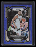 2023-24 Panini Prizm Prizms Blue Wave Refractor 103 Giannis Antetokounmpo