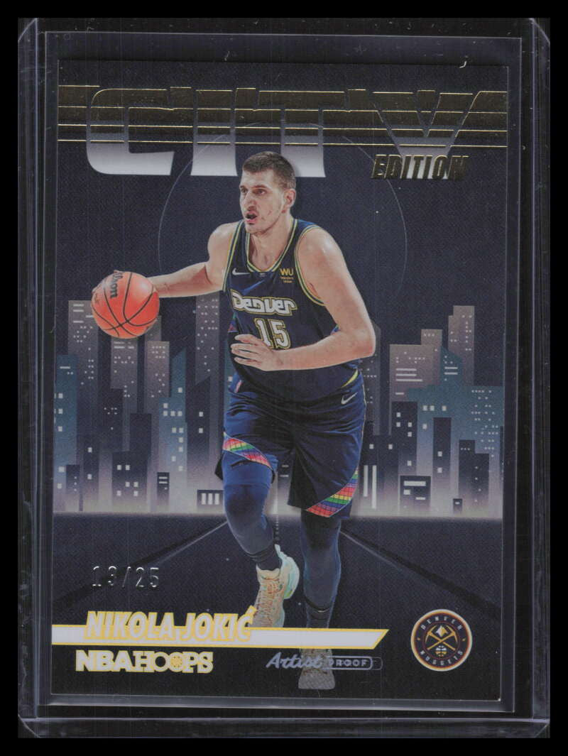 2022-23 Hoops City Edition Holo Artist Proof 6 Nikola Jokic 13/25