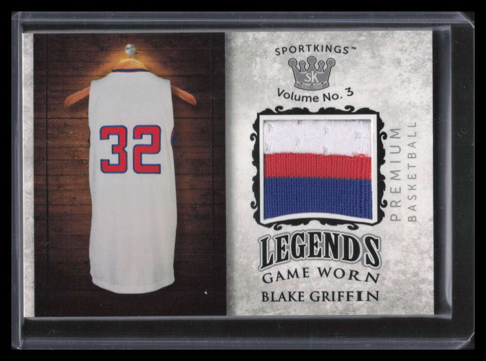 2022 Sportkings Volume 3 Legends Premium Memorabilia Blake Griffin Patch 8/25
