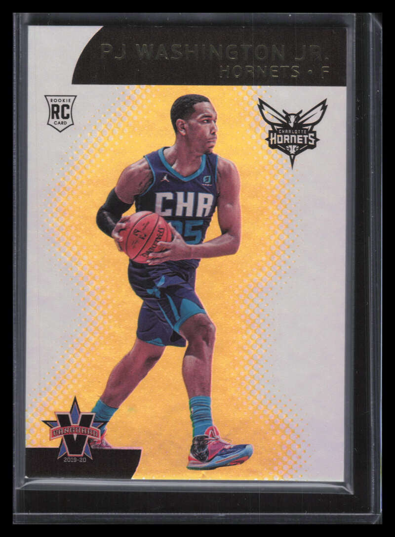 2019-20 Panini Chronicles Gold 477 PJ Washington Jr. Vanguard Rookie 9/10