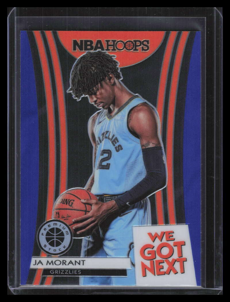 2019-20 Hoops Premium Stock We Got Next Blue Refractor 19 Ja Morant Rookie