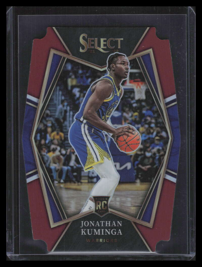 2021-22 Select Prizms Maroon Die Cut 123 Jonathan Kuminga Rookie 23/175 Premier