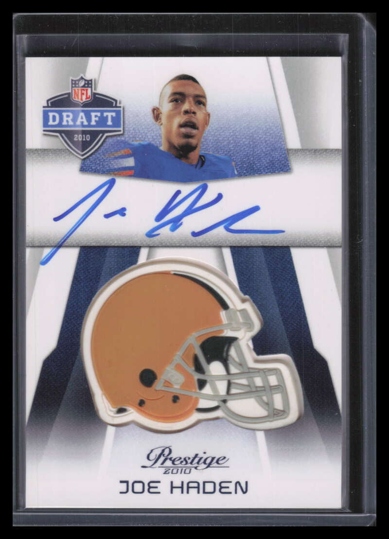 2010 Prestige Pro Helmets Autographs JH Joe Haden Rookie Patch Auto