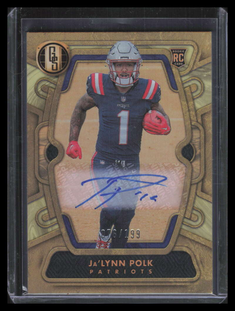 2024 Panini Gold Standard Rookies Autographs 130 Ja'Lynn Polk Rookie Auto 76/199