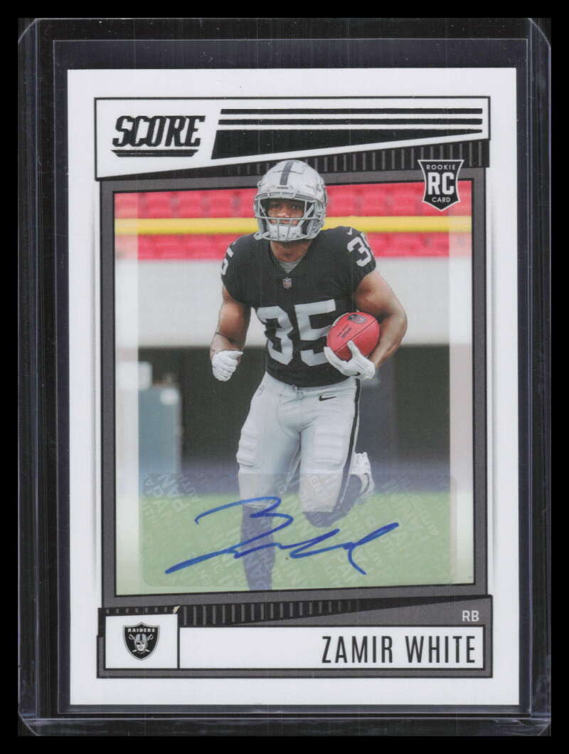 2022 Score Signatures 336 Zamir White Rookie Auto
