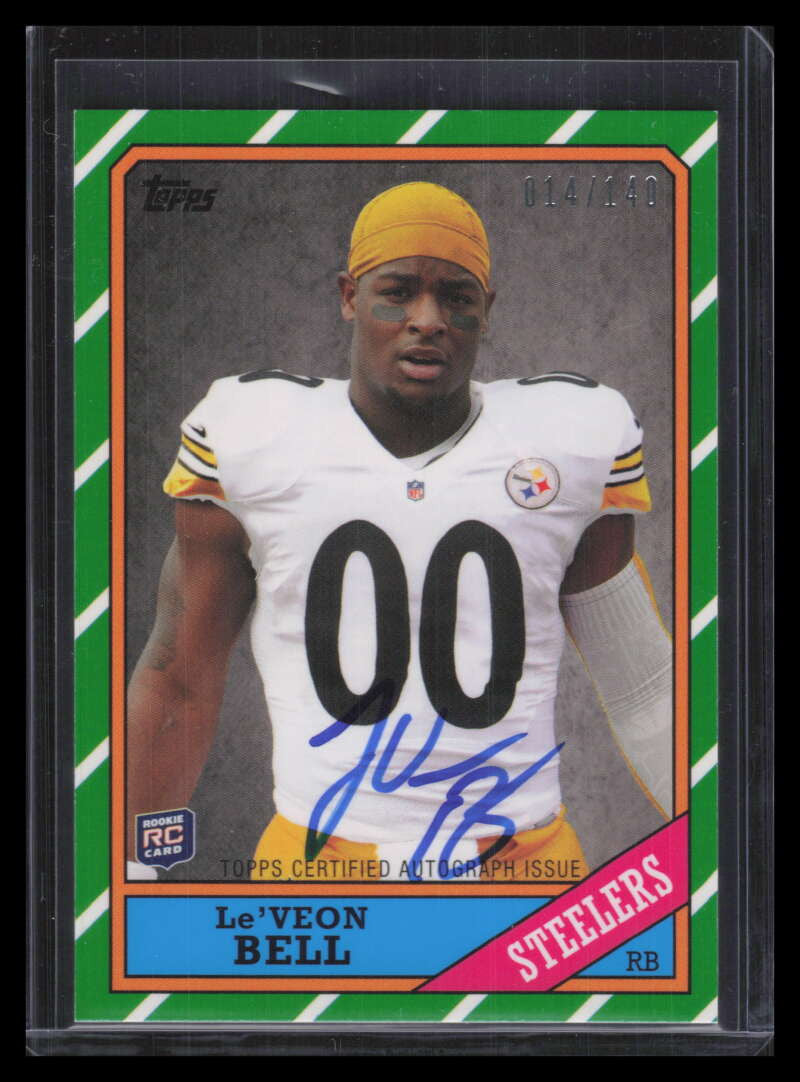 DELETE 156604 2013 Topps 1986 Autographs 22 Le'Veon Bell Rookie Auto 14/140