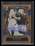 2024 Panini Gold Standard Autographs Sapphire 186 Devin Leary Rookie Auto 4/5