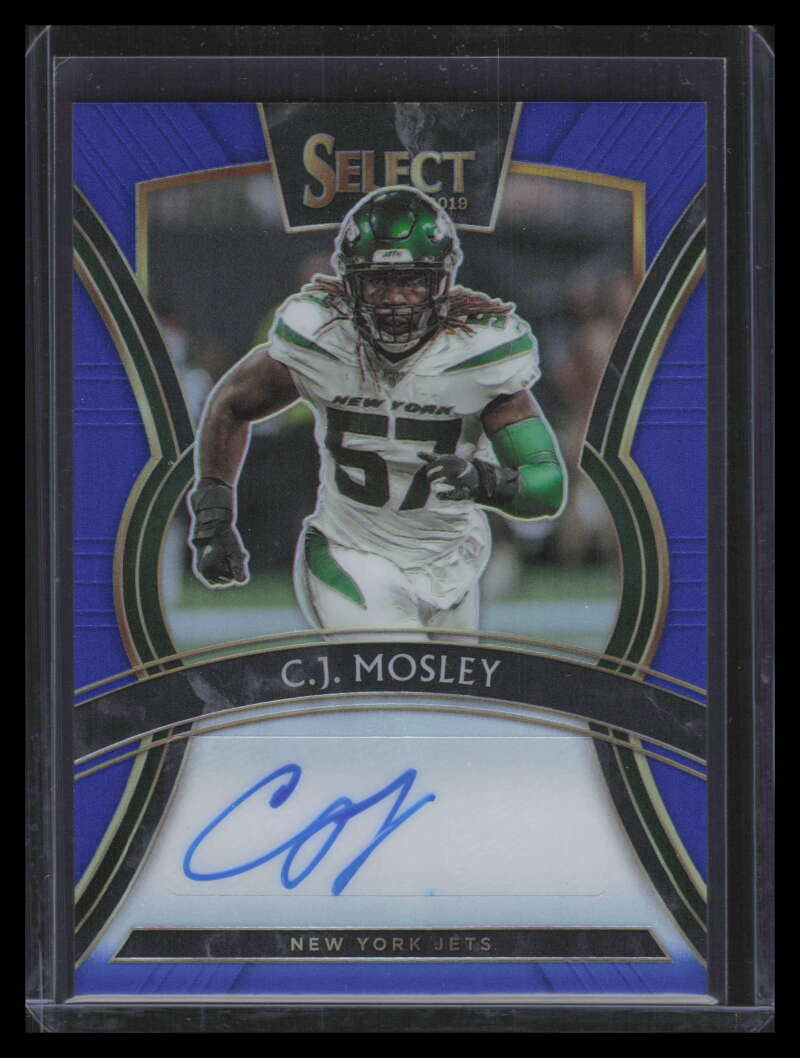 2019 Select Signatures Prizm Blue SPCM C. J. Mosley Auto 33/75