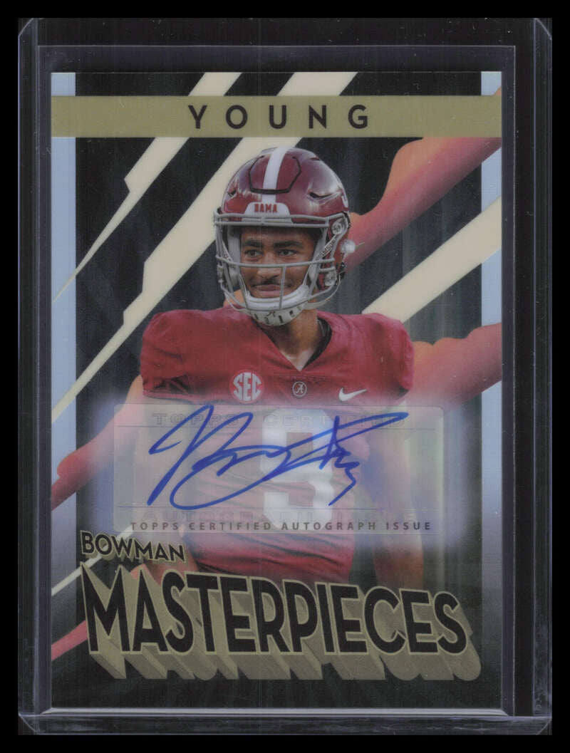 2022 Bowman's Best University Masterpieces Autographs Bryce Young RC Auto 15/99