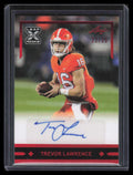 2021 Leaf Memories '91 Gold Autographs Red Trevor Lawrence Rookie Auto 22/25