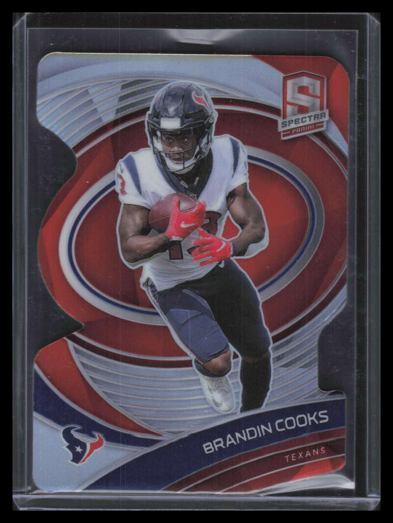 2021 Panini Spectra Neon Orange Die Cut 44 Brandin Cooks 8/10