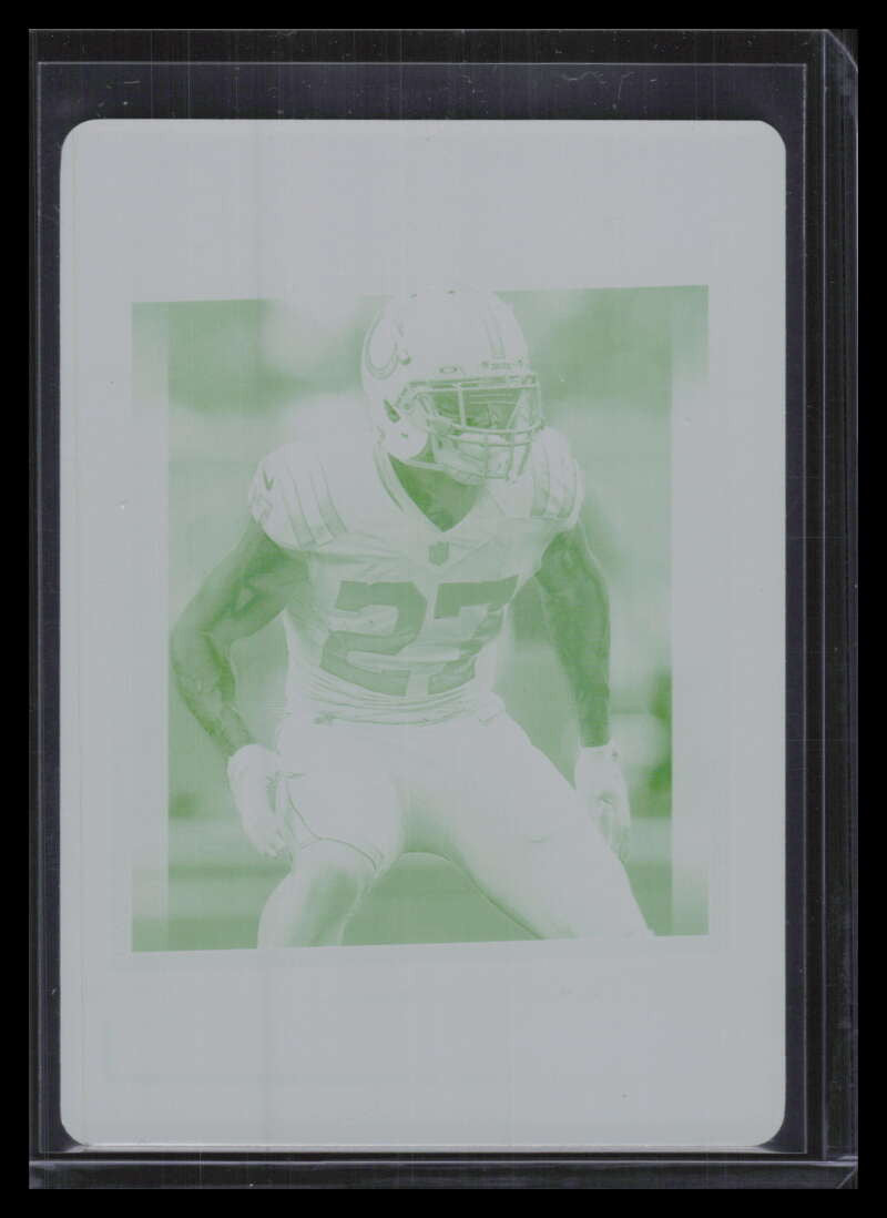 2022 Score Printing Plates Yellow 15 Xavier Rhodes 1/1