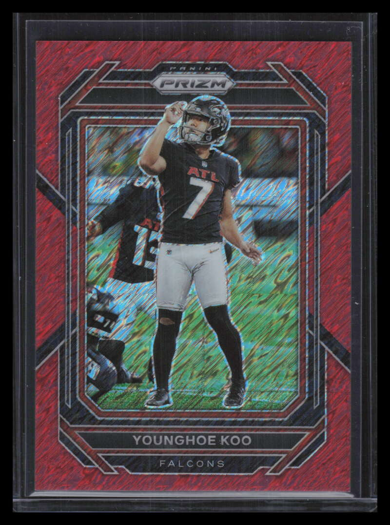 2022 Panini Prizm Prizms Red Shimmer Refractor 17 Younghoe Koo 11/35