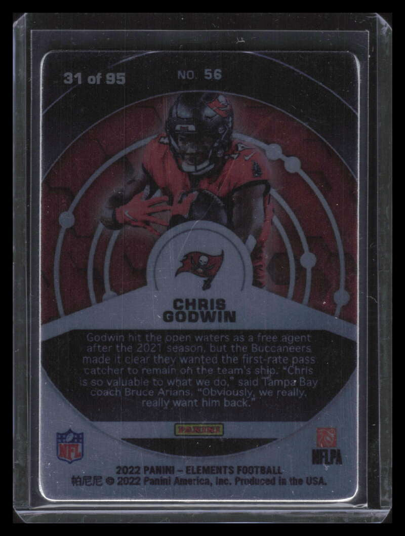 2022 Panini Elements Americium 56 Chris Godwin 31/95