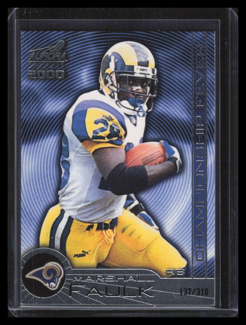 2000 Aurora Championship Fever Silver 14 Marshall Faulk 137/310
