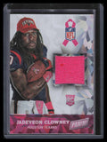 2014 Panini Black Friday Pink Cracked Ice 11 Jadeveon Clowney Rookie Towel /25
