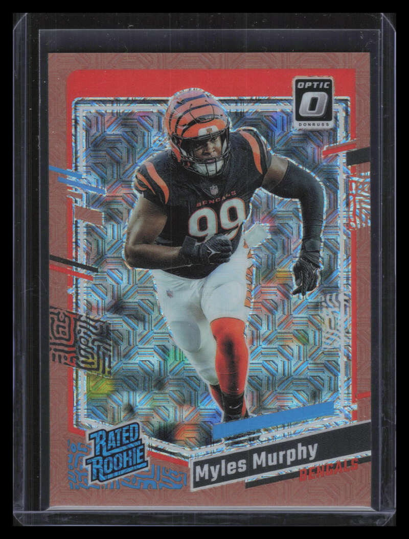 2023 Donruss Optic Bronze Mojo Refractor 222 Myles Murphy RR Rated Rookie 33/35