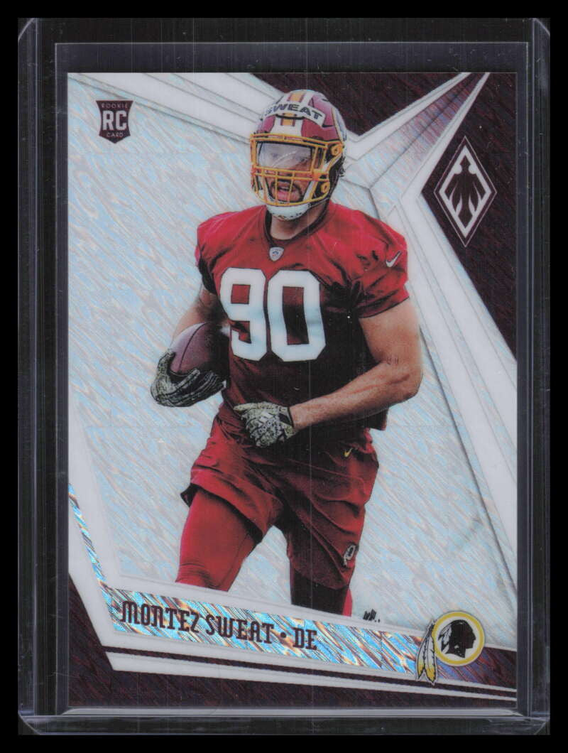 2019 Panini Phoenix White Shimmer 158 Montez Sweat Rookie /20