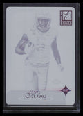 2020 Elite '00 Elite Rookies Printing Plate Magenta 46 Denzel Mims Rookie 1/1