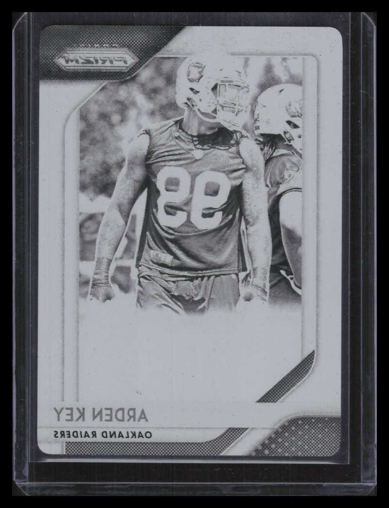 2018 Panini Prizm Rookie Autographs Printing Plate Black 67 Arden Key Rookie 1/1