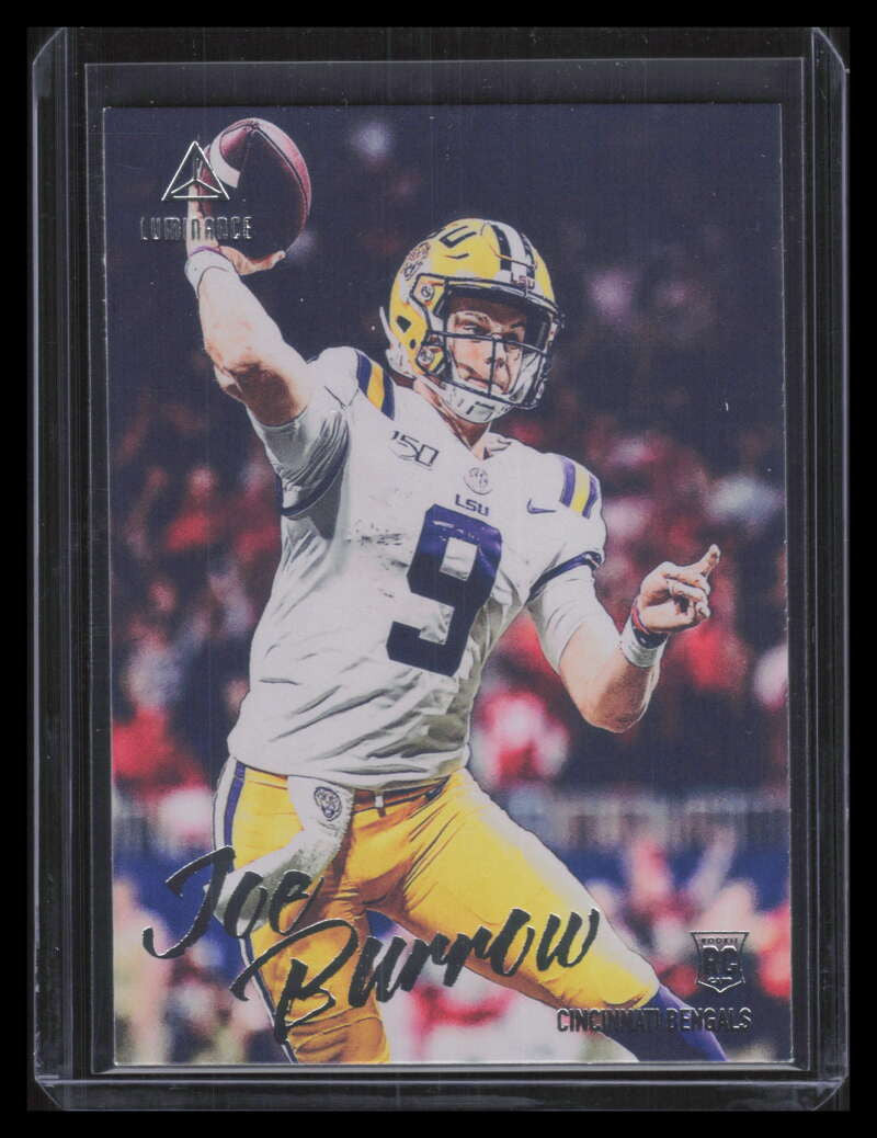 2020 Panini Luminance 101 Joe Burrow Rookie