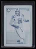 2013 Topps Turkey Red Printing Plate Cyan 8 Sheldon Richardson Rookie 1/1