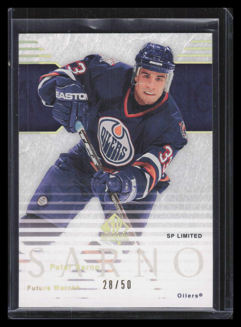 2003-04 SP Authentic Limited 132 Peter Sarno Rookie 28/50