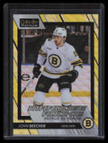 2023-24 O-Pee-Chee Platinum Neon Yellow Surge Refractor 256 John Beecher Rookie