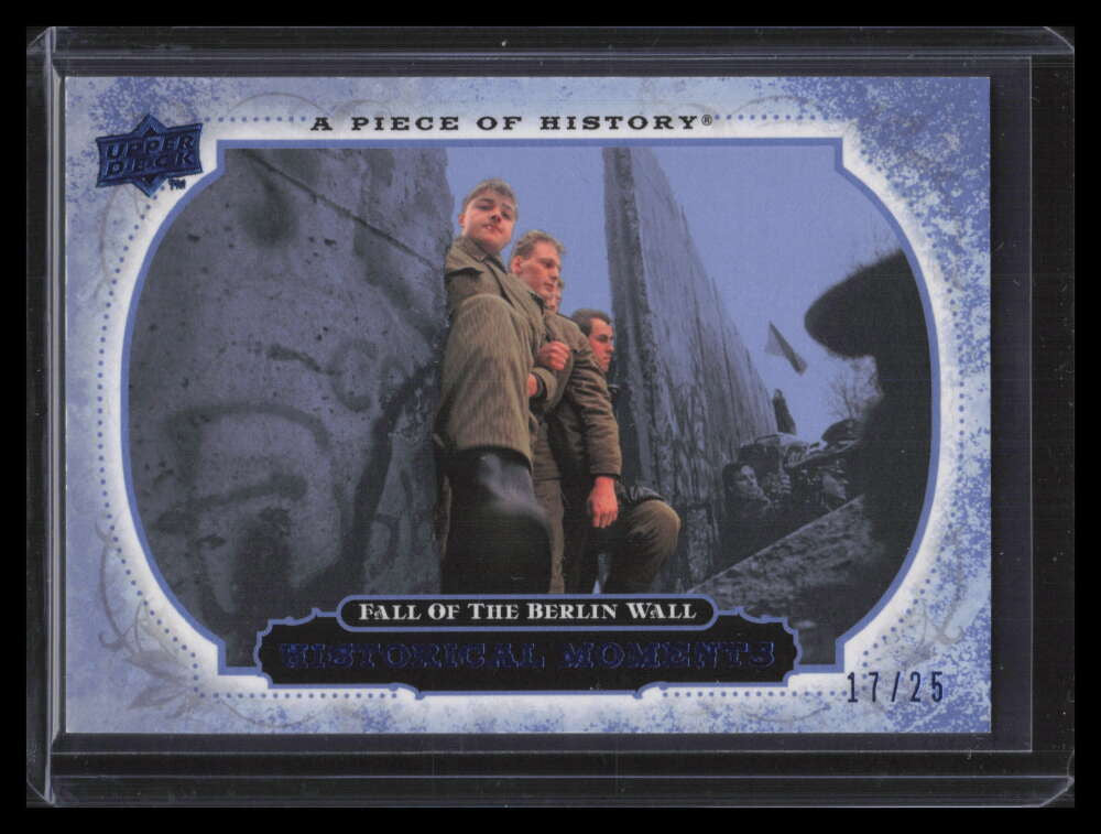 2008 UD A Piece of History Blue 151 Fall of the Berlin Wall 17/25