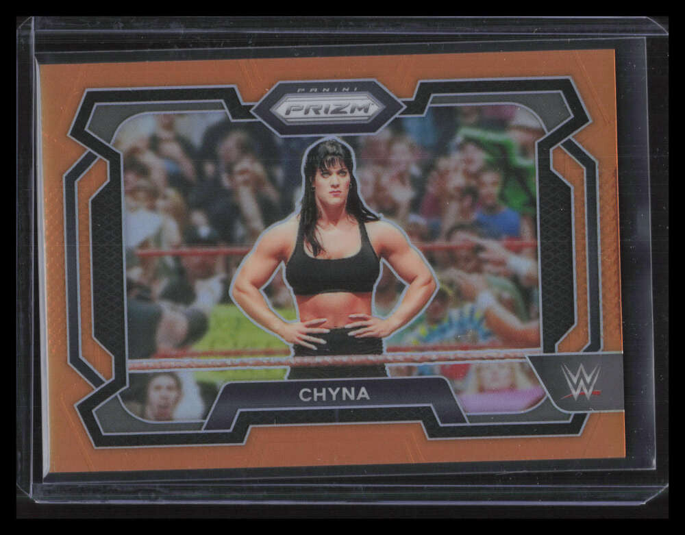 2024 Panini Prizm WWE Prizms Orange Refractor 38 Chyna 45/99