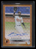 2022 Topps Chrome Veteran Autographs Gold Wave Refractor Cedric Mullins Auto /50