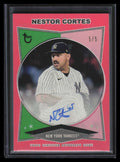 2023 Topps Brooklyn Collection Autographs Red ACNC Nestor Cortes Auto 5/5