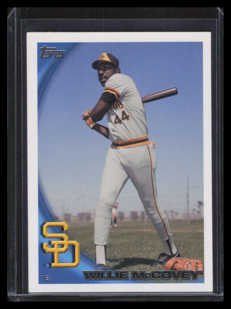 2010 Topps Update us15b Willie McCovey VAR Photo Variation SP